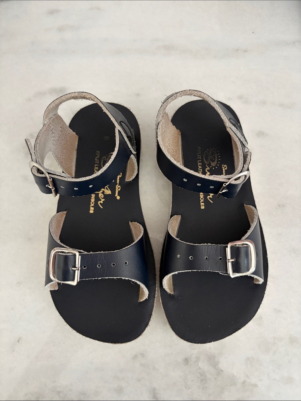 Sun-San Surfer Sandals, Salt Water- Navy